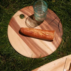 Acacia Round Serving Board