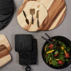 Acacia Round Serving Board