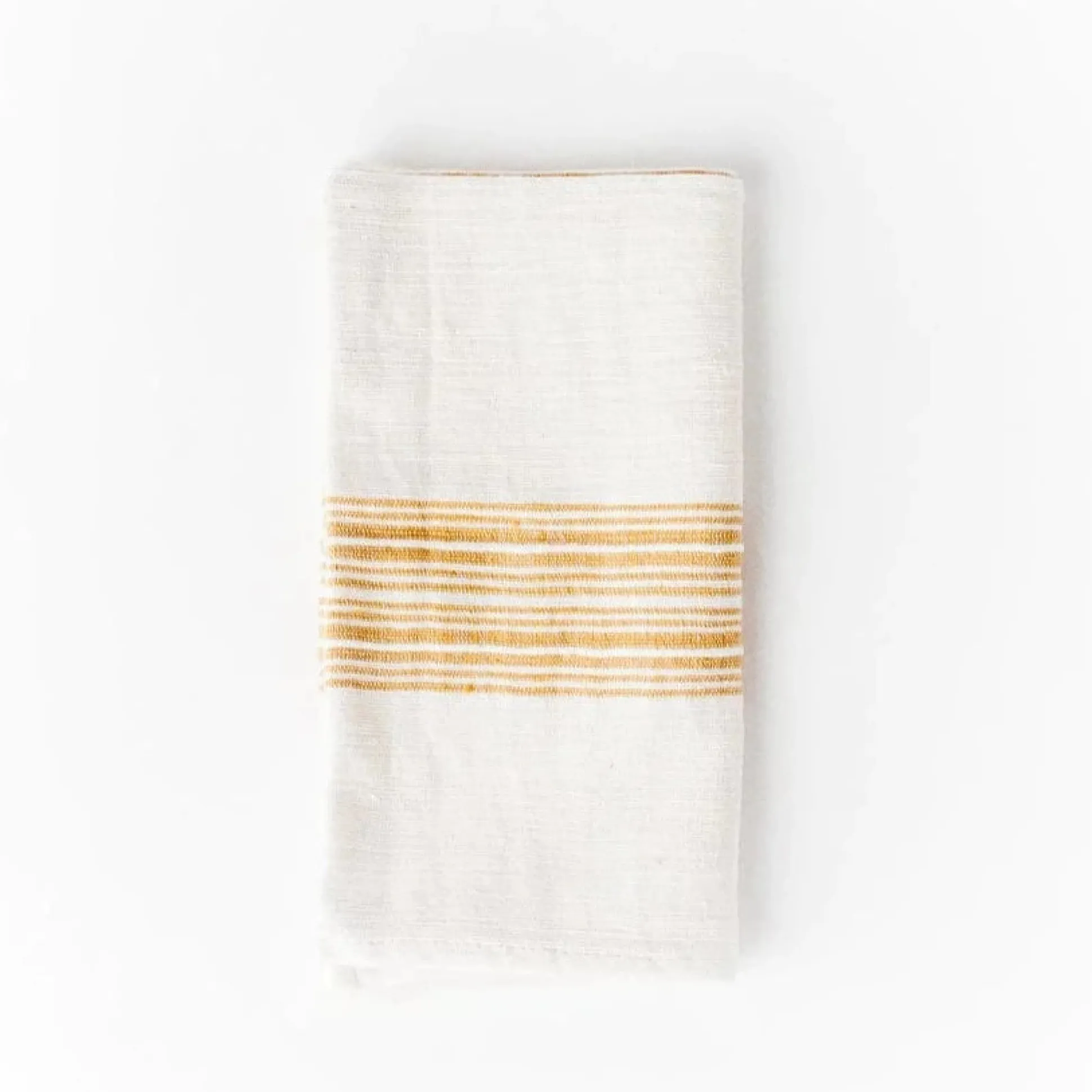 Aden Napkins, Natural with Yellow, Set of 4^Be Home Cheap