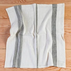 Aden Napkins, Natural with Grey, Set of 4^Be Home Shop