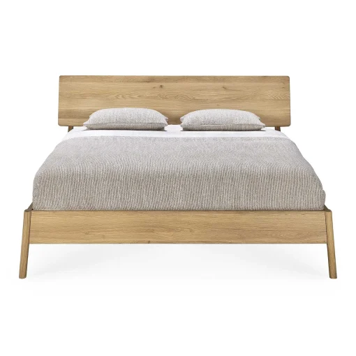 Air Solid Oak Bed, Queen