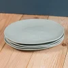 Al Fresco Organic Dinner Plate, Sage Green, Set of 4^Be Home Shop