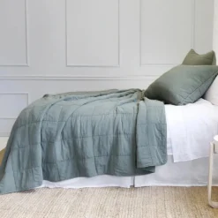 Antwerp King Coverlet, Moss^Be Home Shop