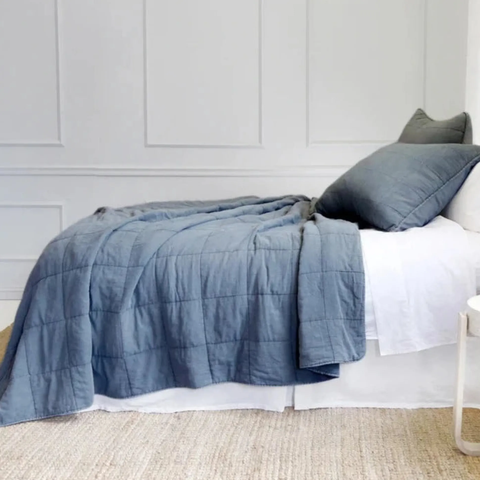 Antwerp Large Euro Sham, Navy^Be Home Store