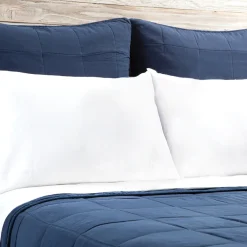 Antwerp Queen Coverlet, Navy^Be Home Clearance