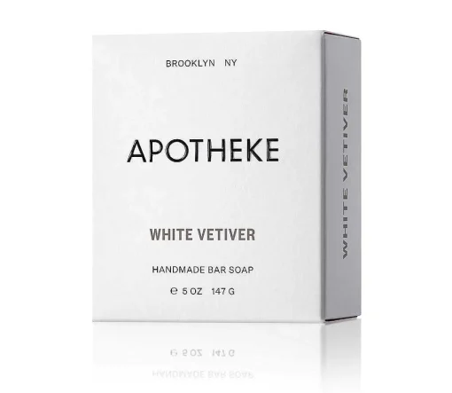 Apotheke Bar Soap, White Vetiver