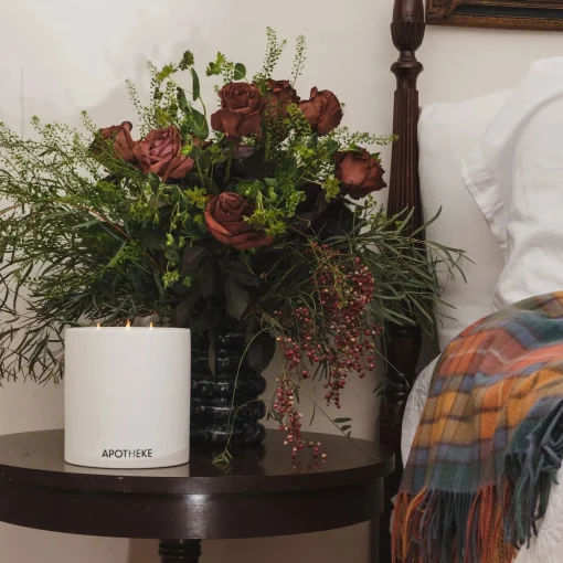 Apotheke Concrete 4-Wick Candle, White Vetiver^Be Home Online