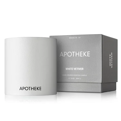Apotheke Concrete 4-Wick Candle, White Vetiver^Be Home Online