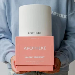 Apotheke Concrete 4-Wick Candle, Sea Salt Grapefruit^Be Home Outlet