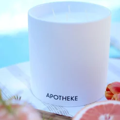 Apotheke Concrete 4-Wick Candle, Sea Salt Grapefruit^Be Home Outlet