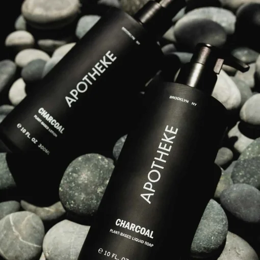 Apotheke Hand and Body Lotion, Charcoal