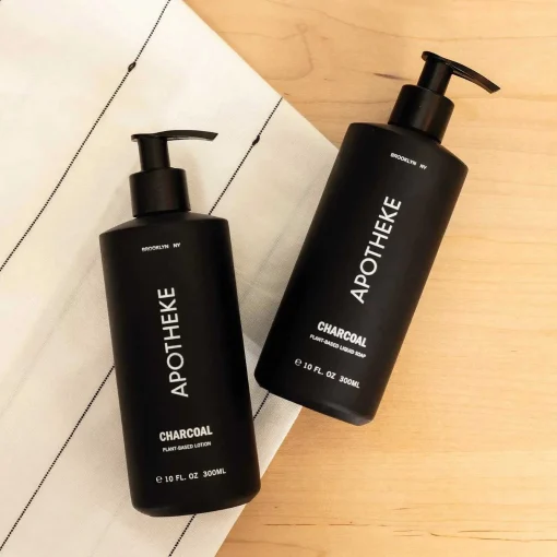 Apotheke Hand and Body Lotion, Charcoal