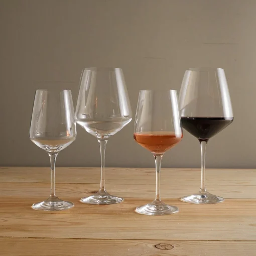 Aria Red Wine Glass, Set of 6^Be Home Fashion