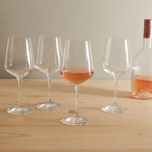 Aria White Wine Glass, Set of 6^Be Home Fashion