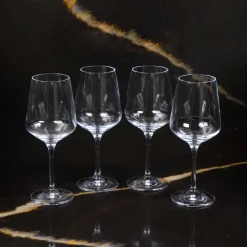 Aria White Wine Glass, Set of 6^Be Home Fashion