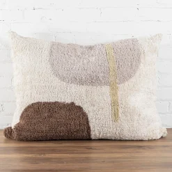 Ariel Big Pillow, Blush and Terra Cotta^Be Home Cheap