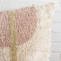 Ariel Big Pillow, Blush and Terra Cotta^Be Home Cheap