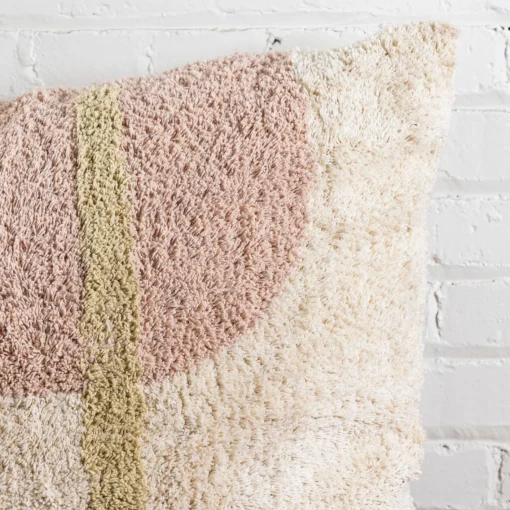 Ariel Big Pillow, Blush and Terra Cotta^Be Home Cheap