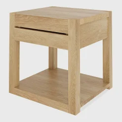 Azur Solid Oak Bedside Table