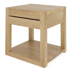 Azur Solid Oak Bedside Table