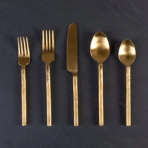 Azura Flatware Set, Gold^Be Home Best Sale