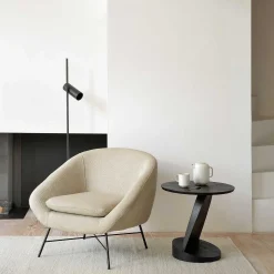 Barrow Lounge Chair, Off White