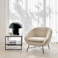 Barrow Lounge Chair, Off White