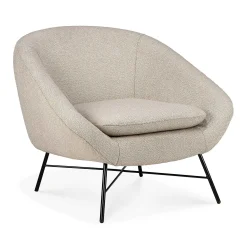 Barrow Lounge Chair, Off White