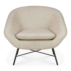 Barrow Lounge Chair, Off White