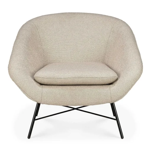 Barrow Lounge Chair, Off White