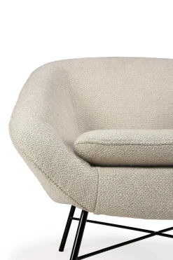 Barrow Lounge Chair, Off White