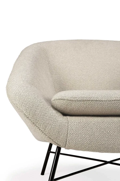 Barrow Lounge Chair, Off White