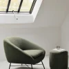Barrow Lounge Chair, Pine Green