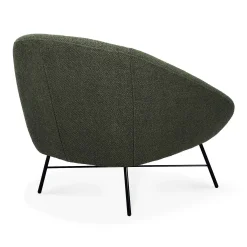 Barrow Lounge Chair, Pine Green