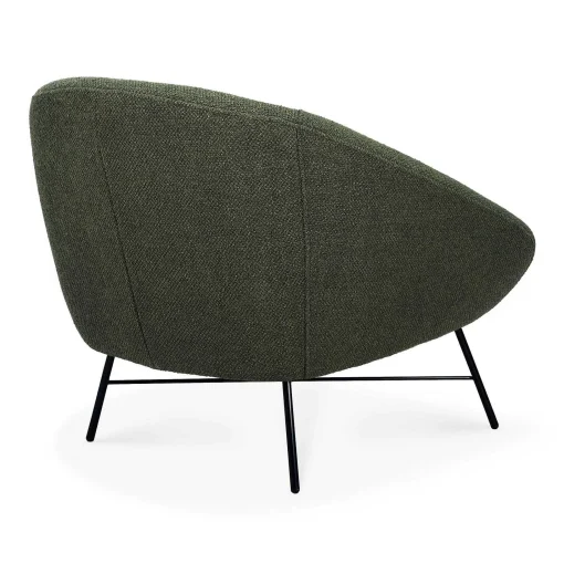 Barrow Lounge Chair, Pine Green