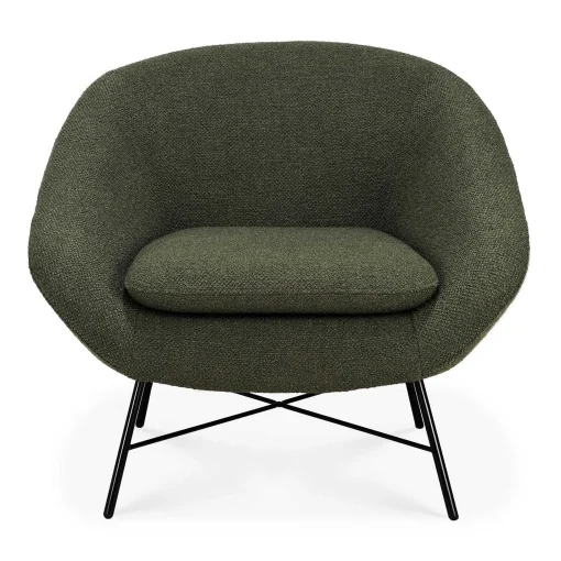 Barrow Lounge Chair, Pine Green