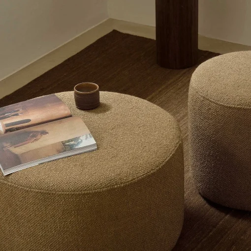 Barrow Pouf, Ginger, 23.5"
