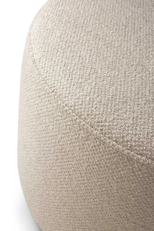 Barrow Pouf, Off White, 23.5"
