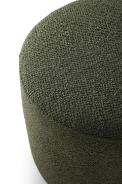 Barrow Pouf, Pine Green, 15.5"