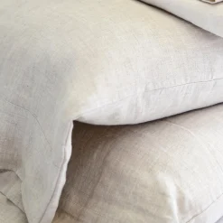 Belgian Linen King Sheet Set, Flax^Be Home New