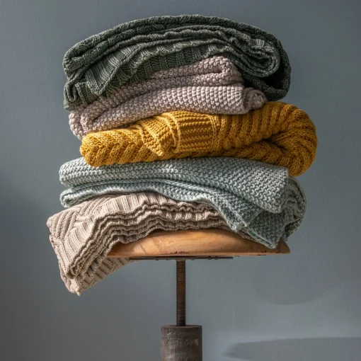Belmont Marled Throw, Pink^Be Home Discount