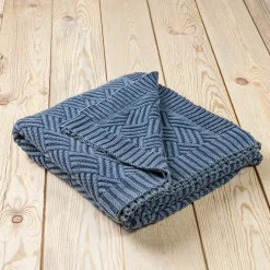 Belmont Throw, Washed Blue^Be Home Hot