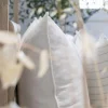 Bianca Big Pillow, White^Be Home Shop