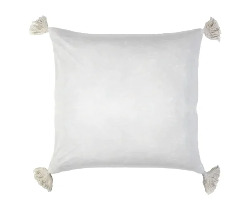 Bianca Square Pillow, White^Be Home Store