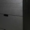 Billy Solid Black Oak Drawer Unit with Key Lock