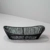 Black Rhythm Wire Oval Basket