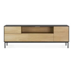 Blackbird Solid Black Oak Media Console