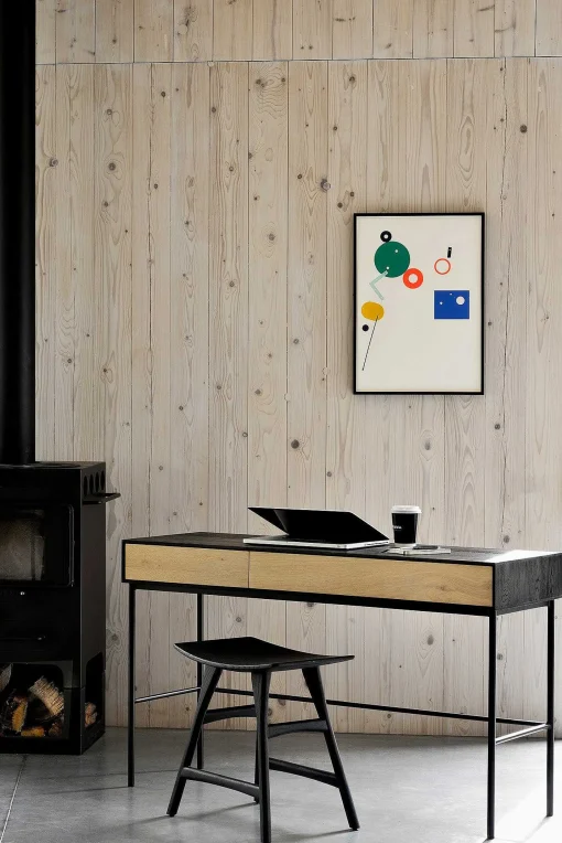 Blackbird Solid Oak Desk