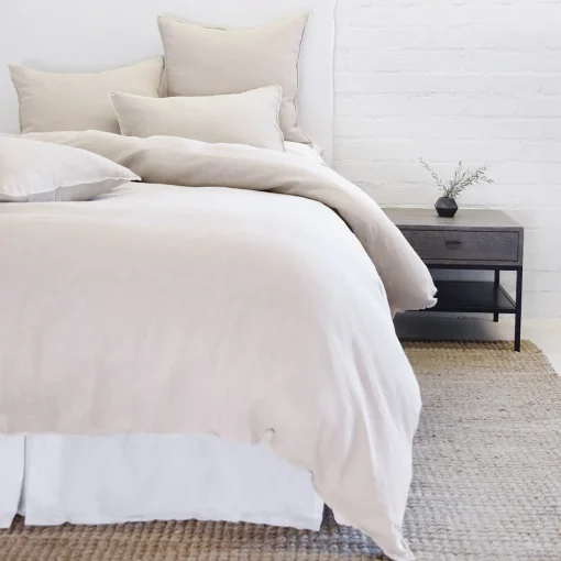Blair King Duvet Cover, Taupe^Be Home Flash Sale