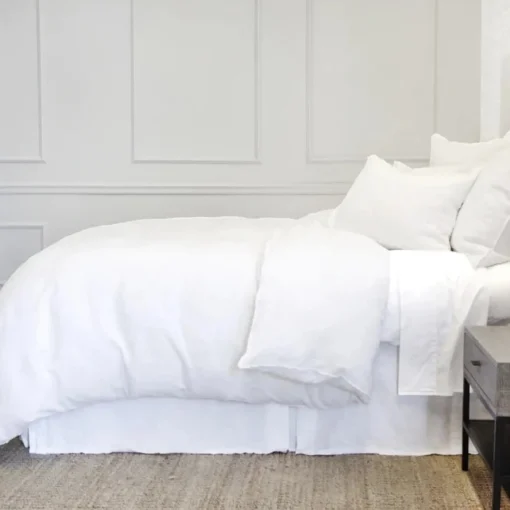 Blair Queen Duvet Cover, White^Be Home Best Sale